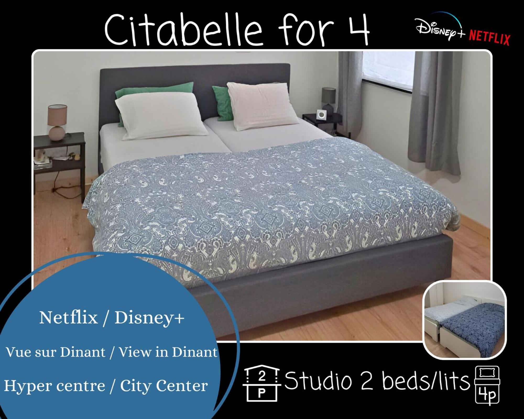 O Reflets - Citabelle For 4 - Studio 2 Rooms View "Citadelle" ディナン エクステリア 写真